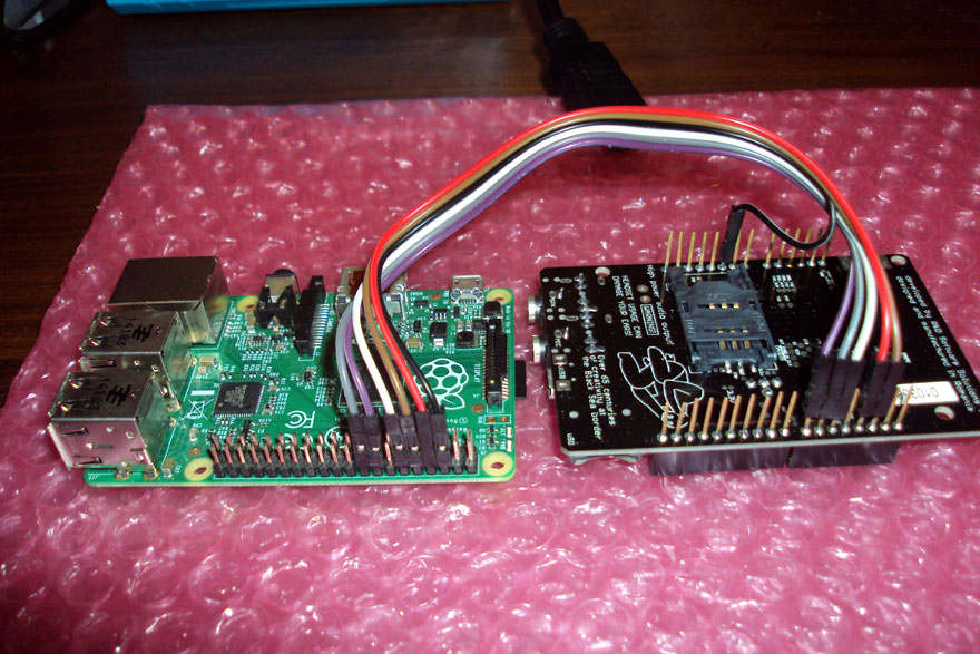 RaspberryPI and a-gsm shield - logical wiring