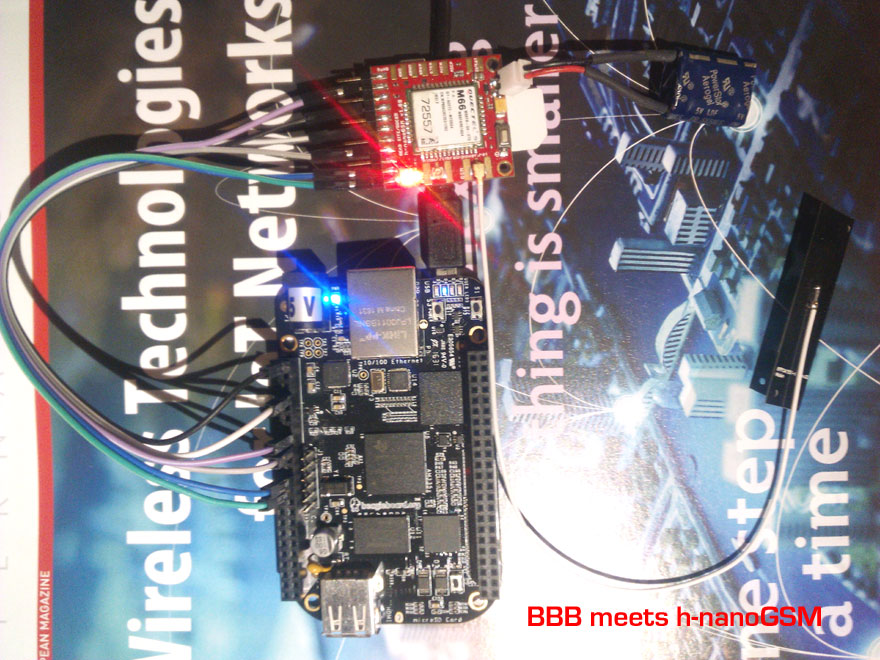 BeagleBone Black GSM wiring