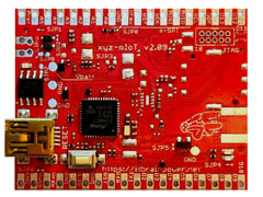 low power ARM0 shield no modem version - Arduino compatible, bottom view, 300px * xyz-mIoT v. 2.09